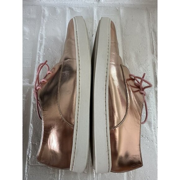 Swear Shoes Womens EU 39 US‎ 8.5 Rose Gold Pointed Toe Metallic Loafer Donna2 - Picture 9 of 16